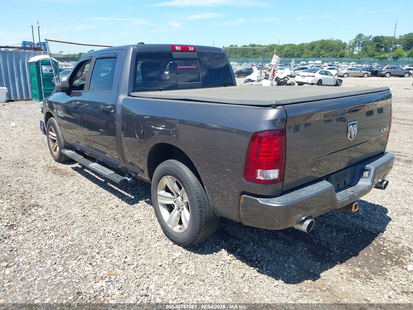 Vin: 1c6rr7utxes425691, lot: 46265809, ram 1500 sport 20143