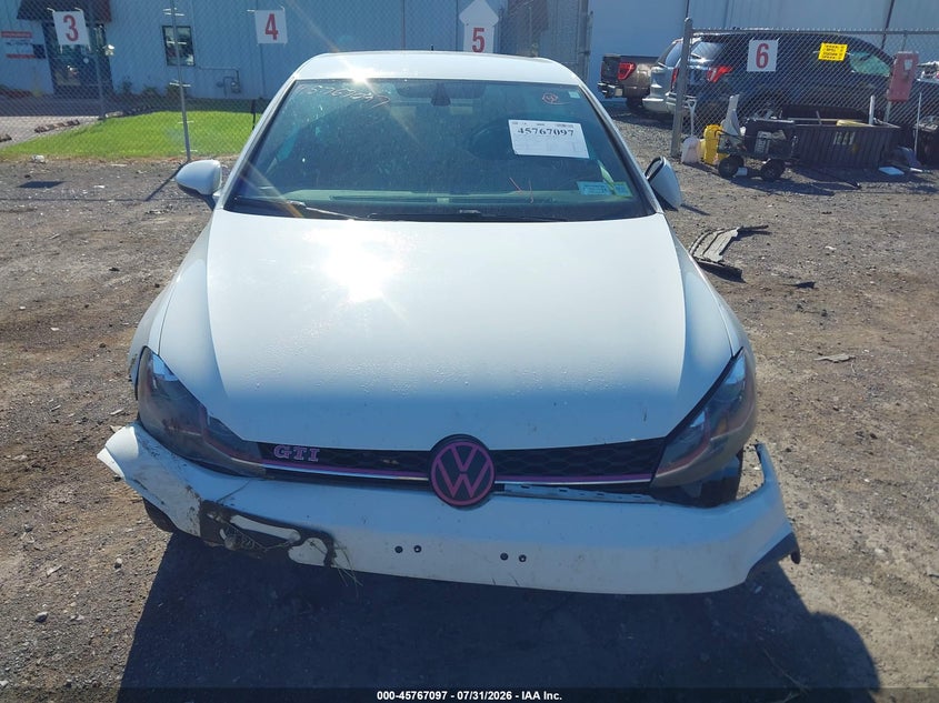 VOLKSWAGEN GOLF GTI 2020 VIN 3VW6T7AU9LM012898