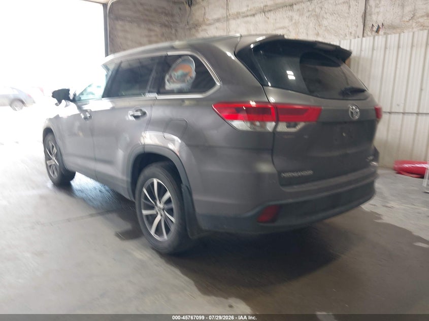 Vin: 5tdjzrfh5hs394194, lot: 46265848, toyota highlander xle 20173