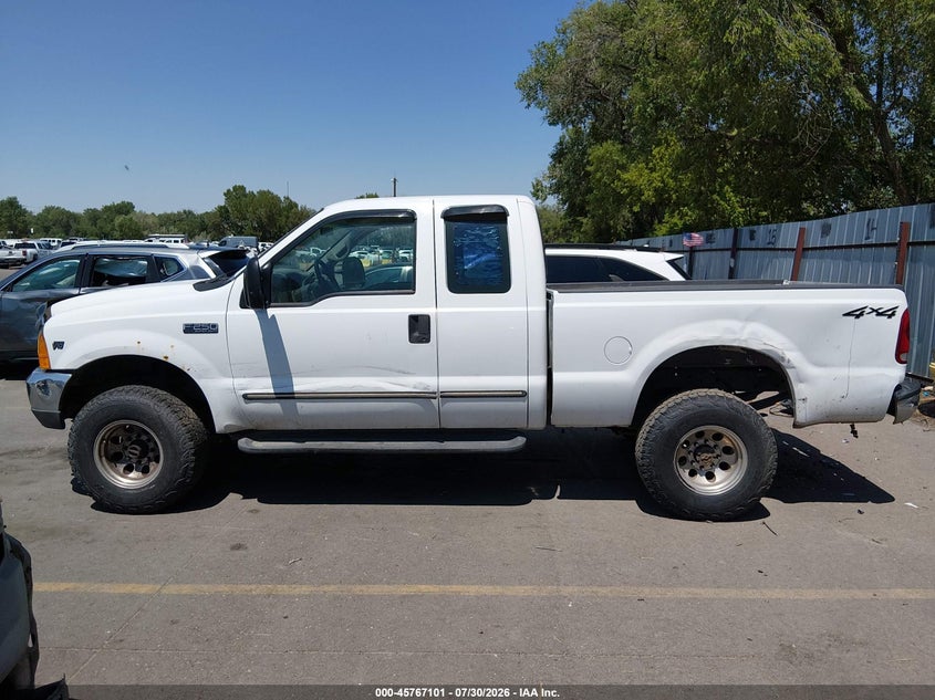 FORD F-250 2000 VIN 3FTNX21S0YMA58972