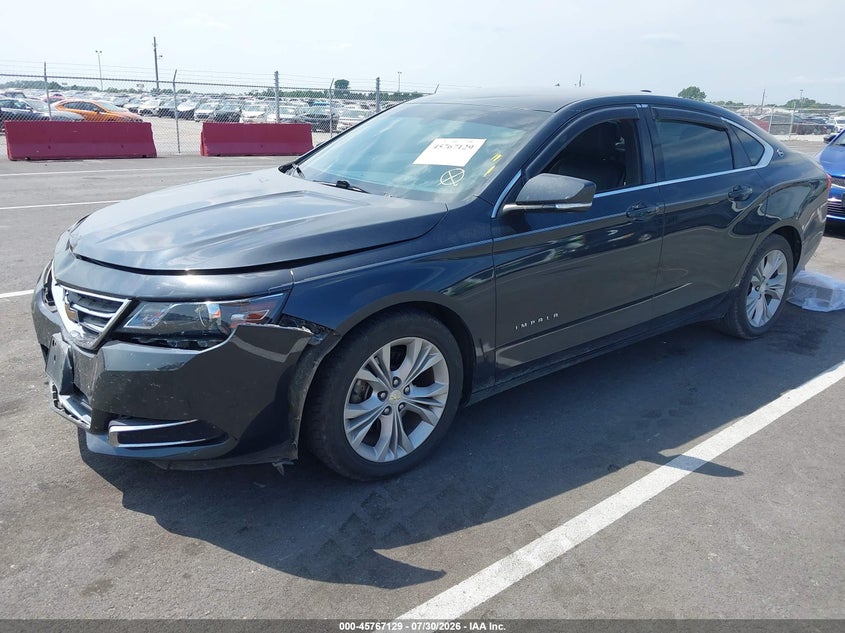 Vin: 2g1125s34f9164359, lot: 46265878, chevrolet impala 2lt 20152