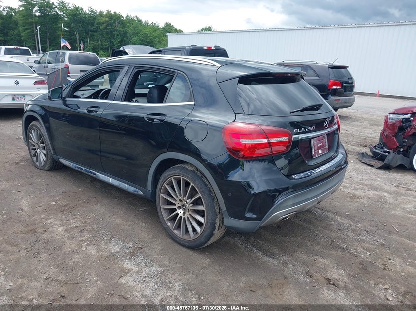 Vin: wdctg4gb2kj570158, lot: 46265885, mercedes-benz gla 250 4matic 20193