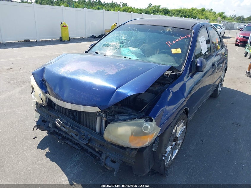 2009 KIA SPECTRA SEDAN 2.0L I-4 DOHC, VVT, 138HP