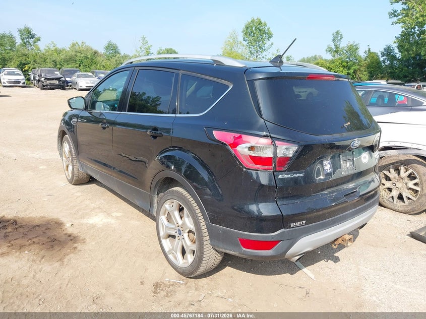 Vin: 1fmcu9j90jua21603, lot: 46265933, ford escape titanium 20183