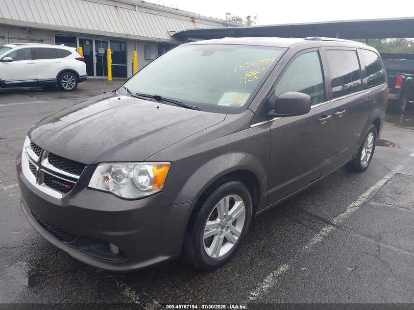 Vin: 2c4rdgcg2kr763398, lot: 46265943, dodge grand caravan sxt 20192