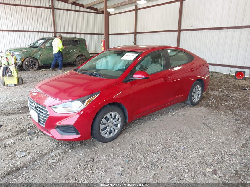 Vin: 3kpc24a61ne160517, lot: 46265947, hyundai accent se 20222