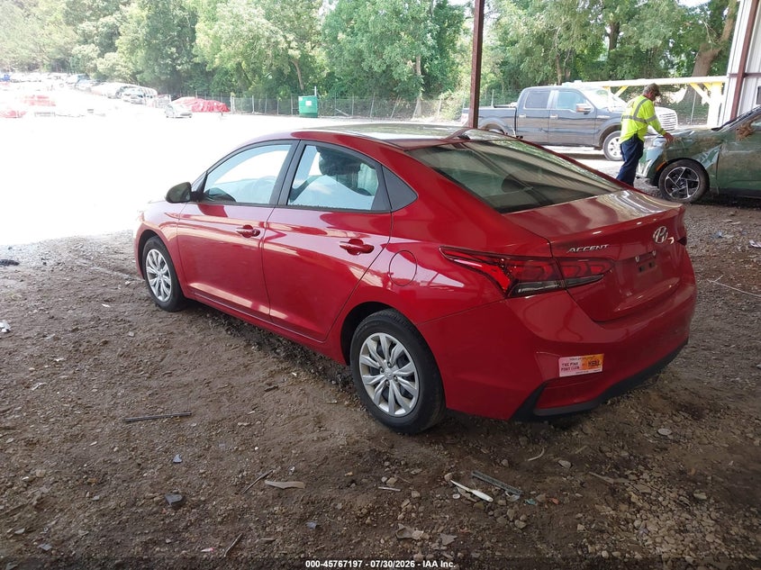 Vin: 3kpc24a61ne160517, lot: 46265947, hyundai accent se 20223