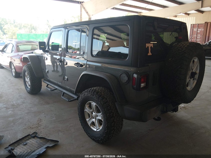 Vin: 1c4hjxdg5nw165398, lot: 46266000, jeep wrangler unlimited sport s 4x4 20223
