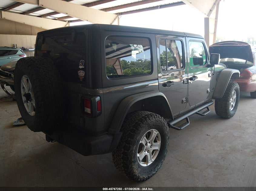 Vin: 1c4hjxdg5nw165398, lot: 46266000, jeep wrangler unlimited sport s 4x4 20224