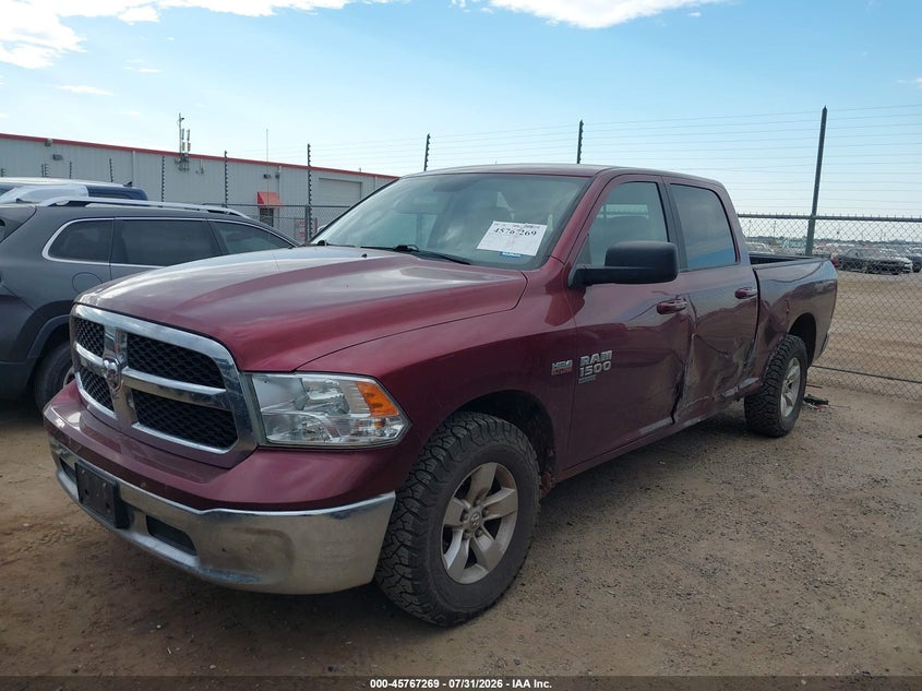 Vin: 1c6rr7tt9ls106605, lot: 46266018, ram 1500 classic slt  4x4 6'4 box 20202