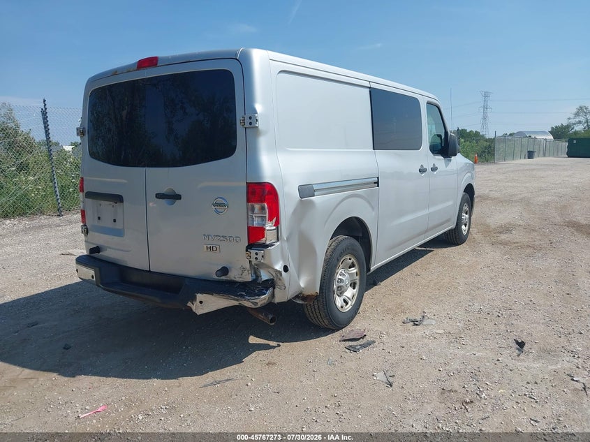 Vin: 1n6bf0ky6dn105092, lot: 46266022, nissan nv cargo nv2500 hd sv v6 20134