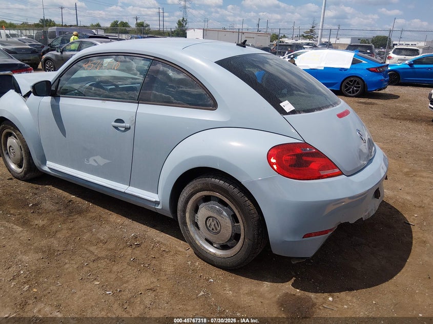 Vin: 3vwjp7at1cm617214, lot: 46266067, volkswagen beetle 2.5l 20123