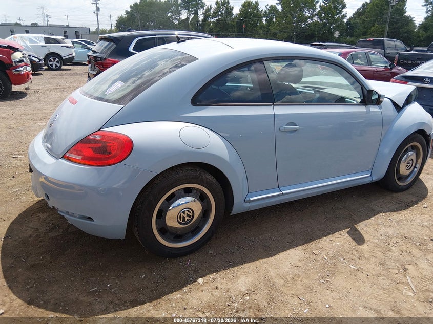 Vin: 3vwjp7at1cm617214, lot: 46266067, volkswagen beetle 2.5l 20124