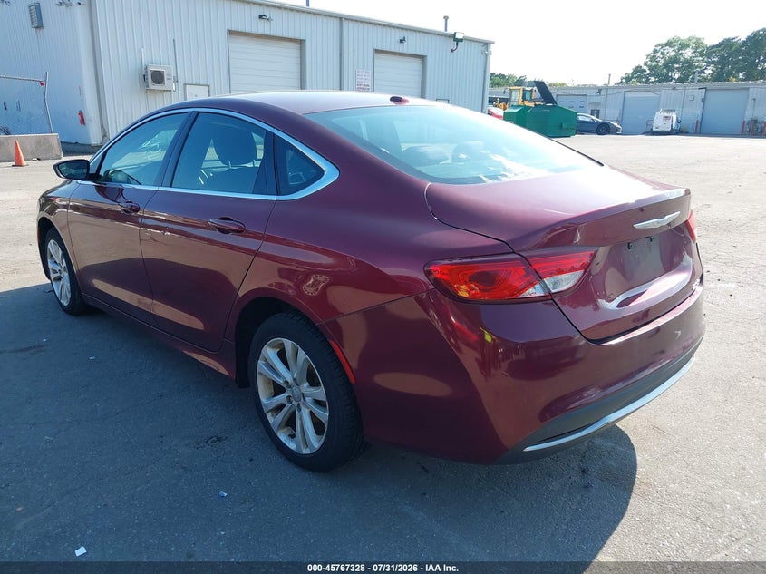 Vin: 1c3cccab0fn651876, lot: 46266077, chrysler 200 limited 20153