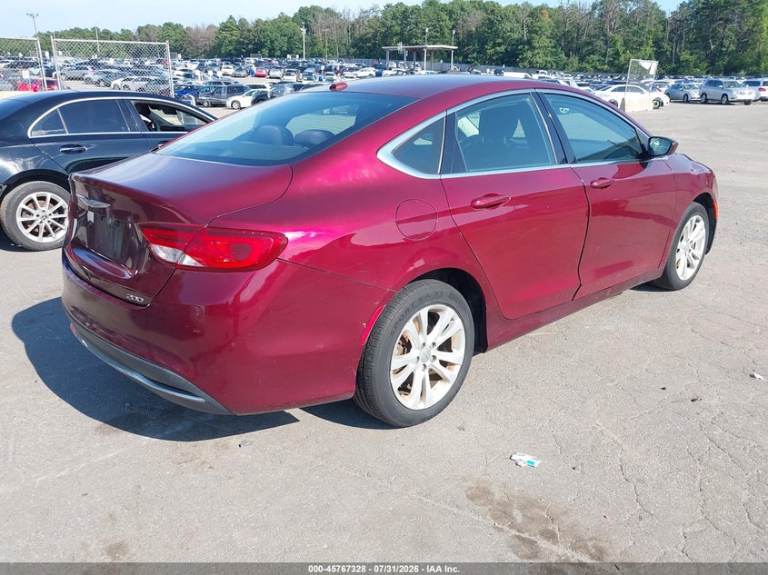 Vin: 1c3cccab0fn651876, lot: 46266077, chrysler 200 limited 20154