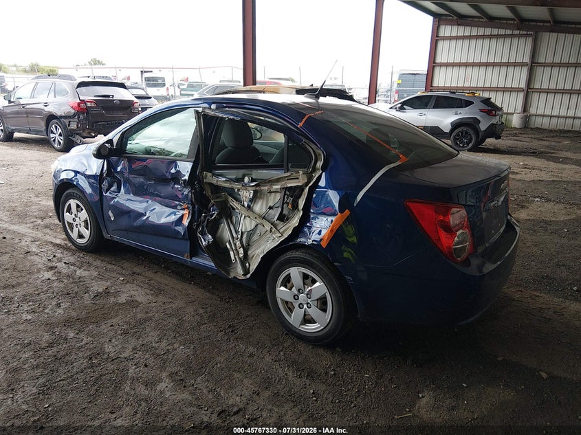 Vin: 1g1ja5sh6e4114773, lot: 46266079, chevrolet sonic ls auto 20143