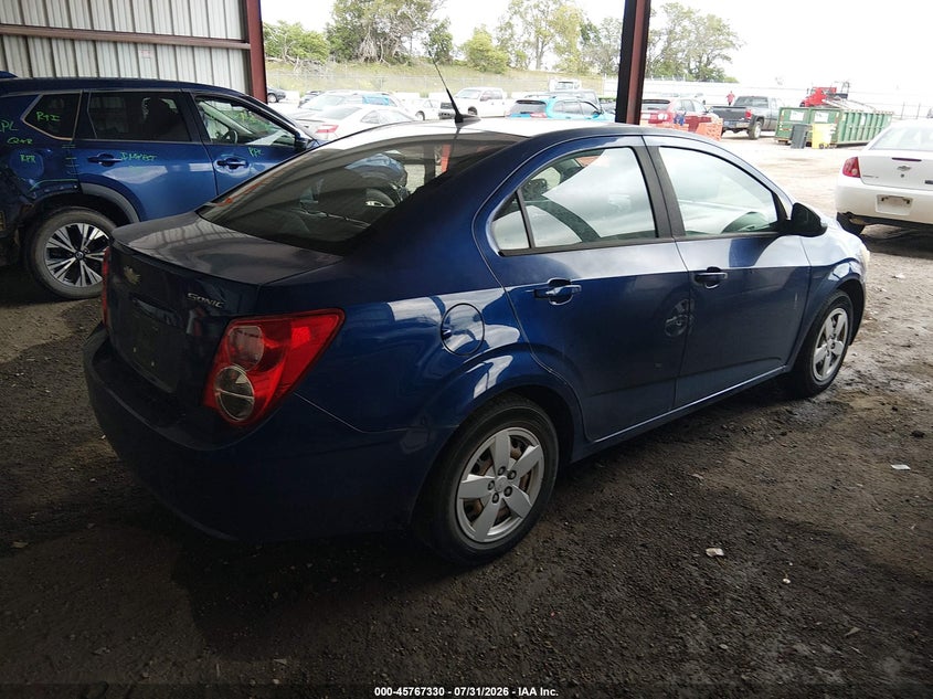 Vin: 1g1ja5sh6e4114773, lot: 46266079, chevrolet sonic ls auto 20144