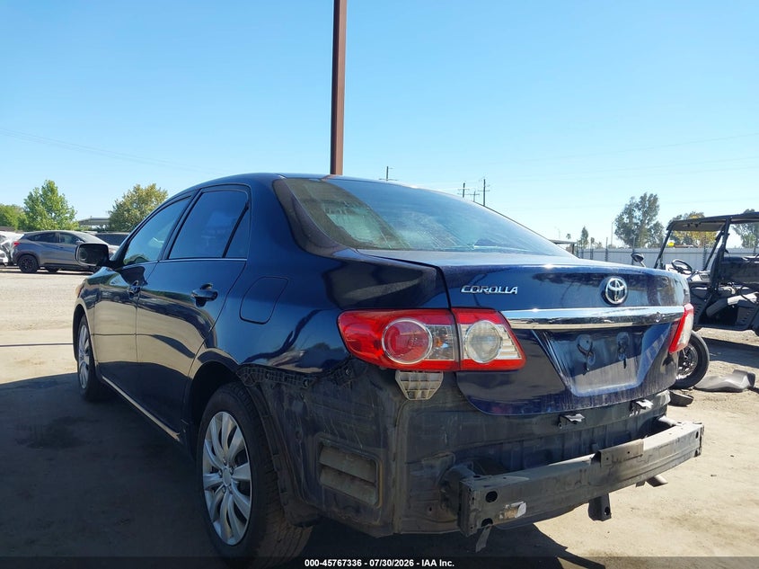 Vin: 5yfbu4eexdp152338, lot: 46266085, toyota corolla le 20133