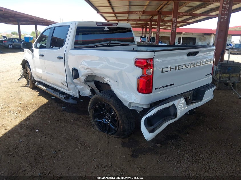 Vin: 3gcpabek6sg285870, lot: 46266092, chevrolet silverado 1500 2wd  short bed custom 20253