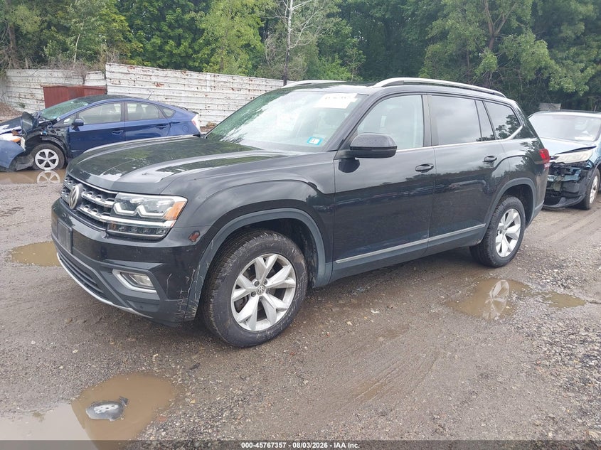 Vin: 1v2mr2ca8jc540718, lot: 46266106, volkswagen atlas 3.6l v6 sel 20182