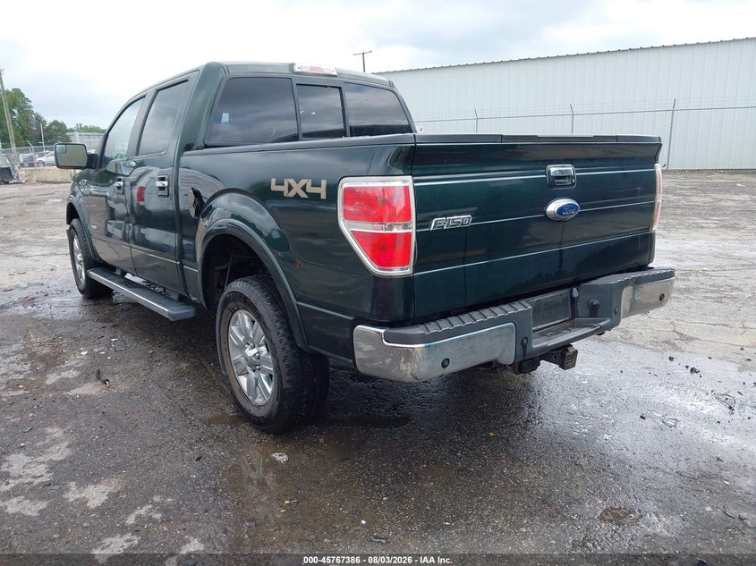 Vin: 1ftfw1et0cfb00554, lot: 46266136, ford f-150 lariat 20123