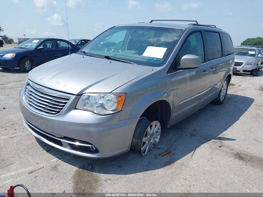 Vin: 2c4rc1bg1fr565452, lot: 46266158, chrysler town & country touring 20152
