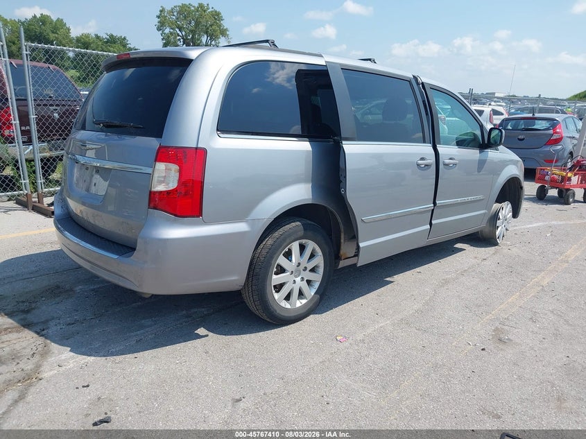 Vin: 2c4rc1bg1fr565452, lot: 46266158, chrysler town & country touring 20154