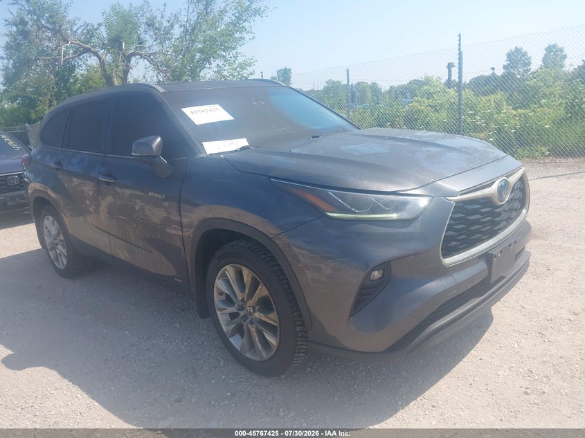 Vin: 5tdxbrch9ms016392, lot: 46266174, toyota highlander hybrid limited 2021 img_1