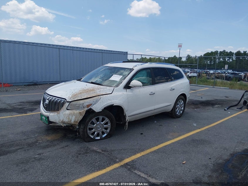 Vin: 5gakrbkd4ej236616, lot: 46266176, buick enclave leather 20142
