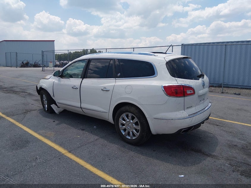 Vin: 5gakrbkd4ej236616, lot: 46266176, buick enclave leather 20143