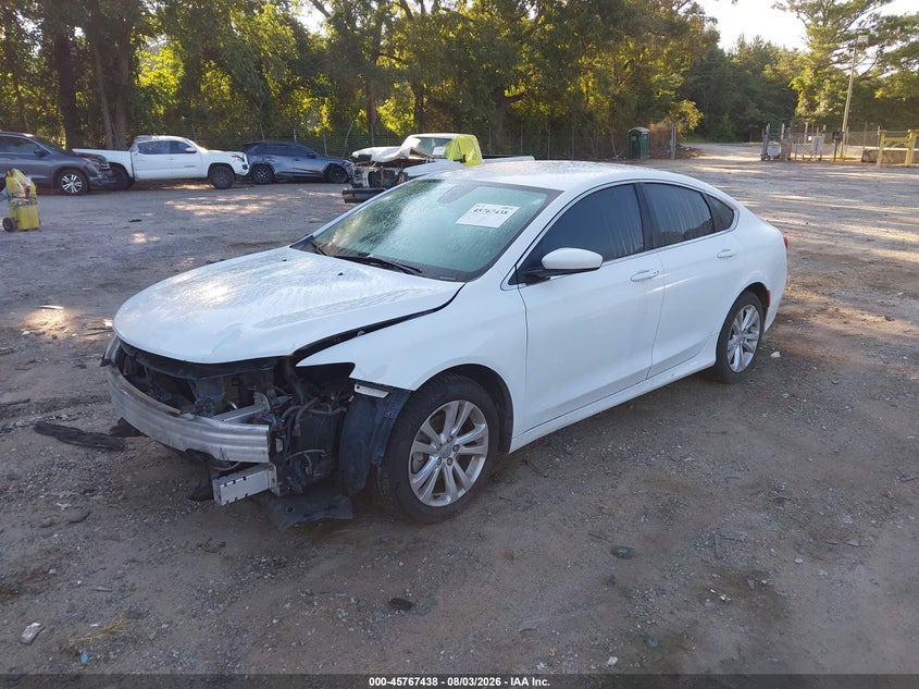 Vin: 1c3cccab8fn587442, lot: 46266187, chrysler 200 limited 20152