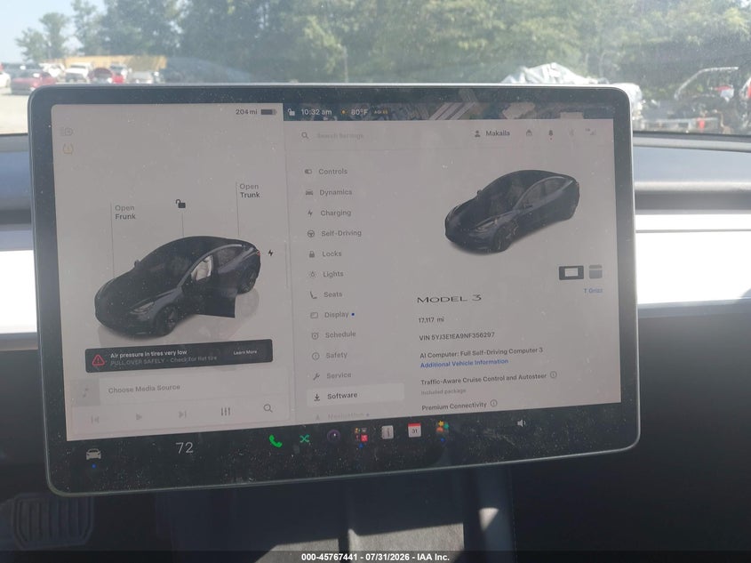 2022 TESLA MODEL 3 auction photo 7