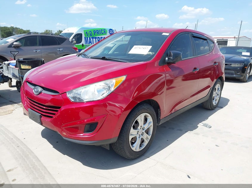 Vin: km8jt3ab1du654111, lot: 46266206, hyundai tucson gl 20132