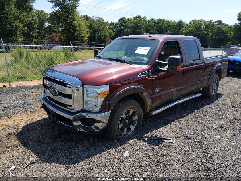 Vin: 1ft7w2at7fea62265, lot: 46266211, ford f-250 lariat 20152