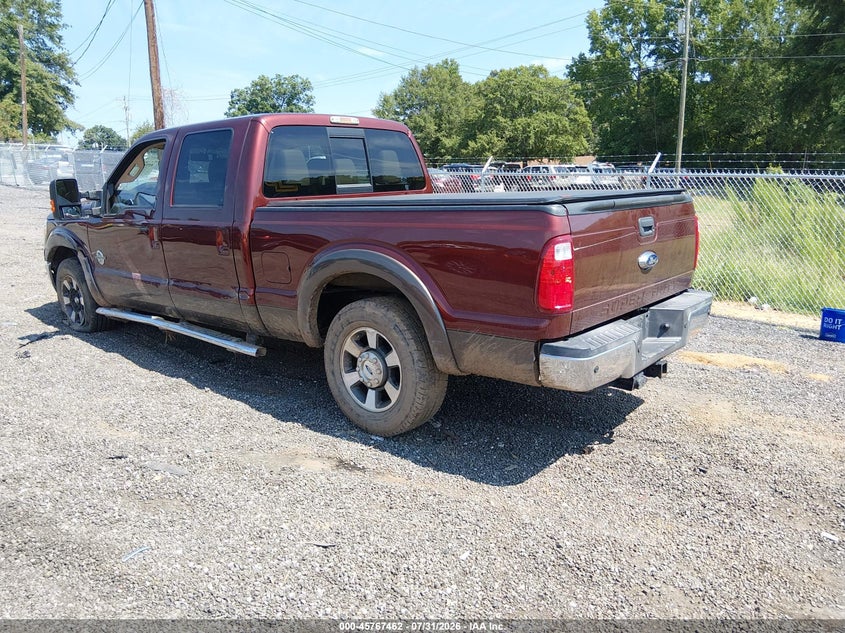 Vin: 1ft7w2at7fea62265, lot: 46266211, ford f-250 lariat 20153