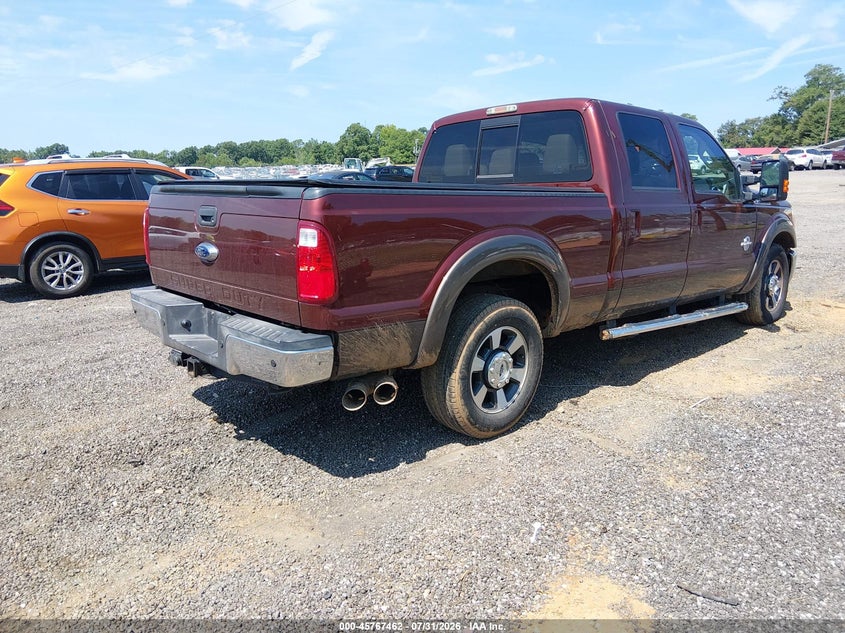 Vin: 1ft7w2at7fea62265, lot: 46266211, ford f-250 lariat 20154