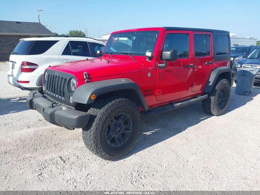 Vin: 1c4bjwdg7fl666229, lot: 46266234, jeep wrangler unlimited sport 20152