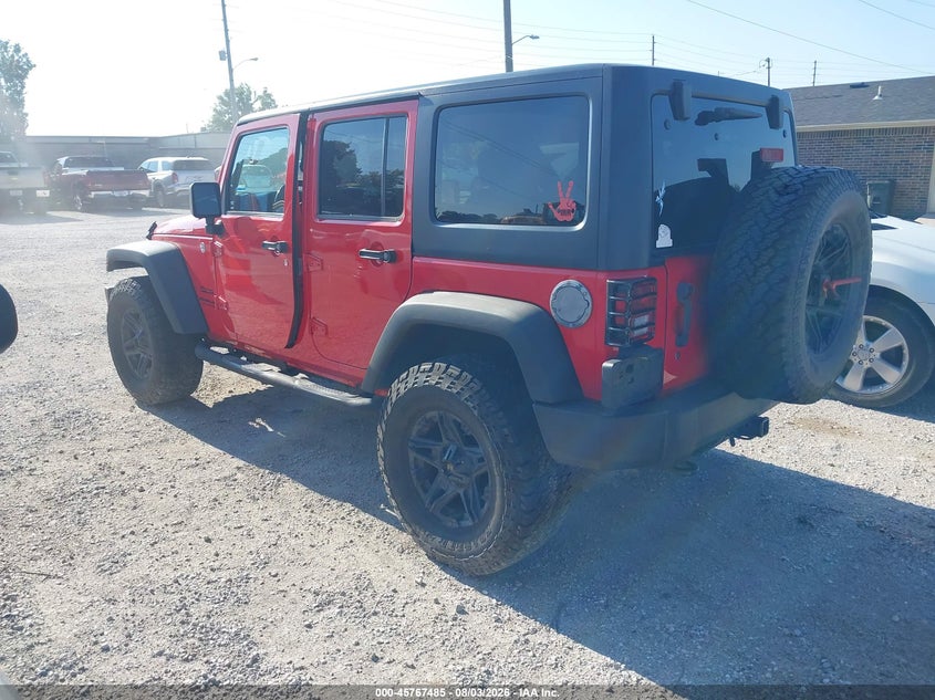 Vin: 1c4bjwdg7fl666229, lot: 46266234, jeep wrangler unlimited sport 20153