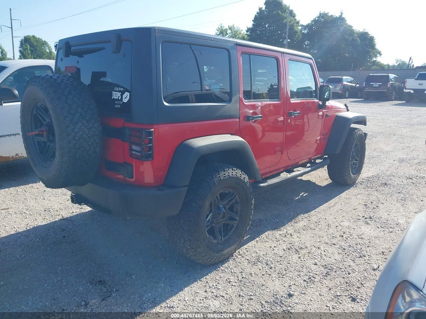 Vin: 1c4bjwdg7fl666229, lot: 46266234, jeep wrangler unlimited sport 20154