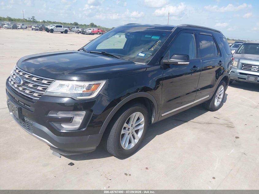 Vin: 1fm5k7dh7hgd20827, lot: 46266239, ford explorer xlt 20172