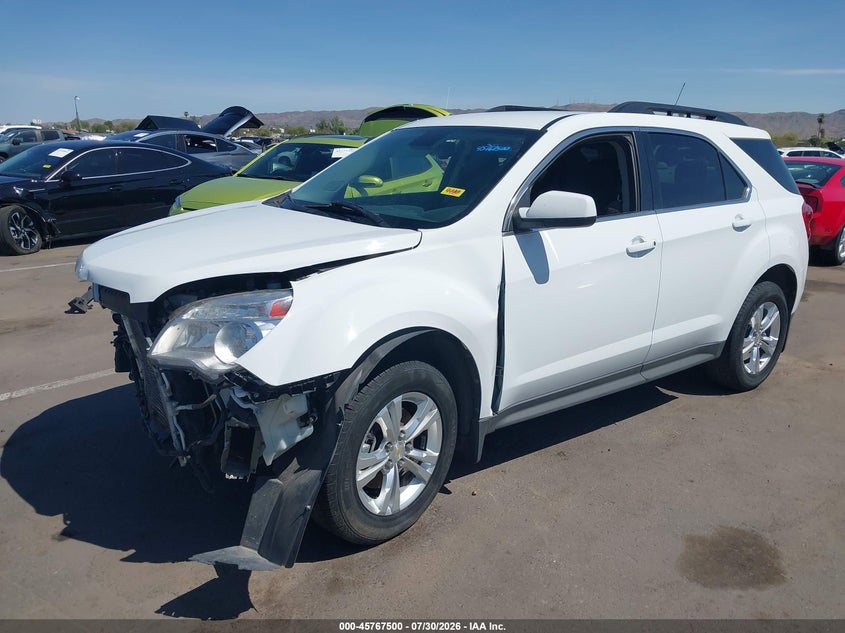 2012 Chevrolet Equinox, Front End, IAAI, VIN 2GNALPEK4C6296920 — photo 2