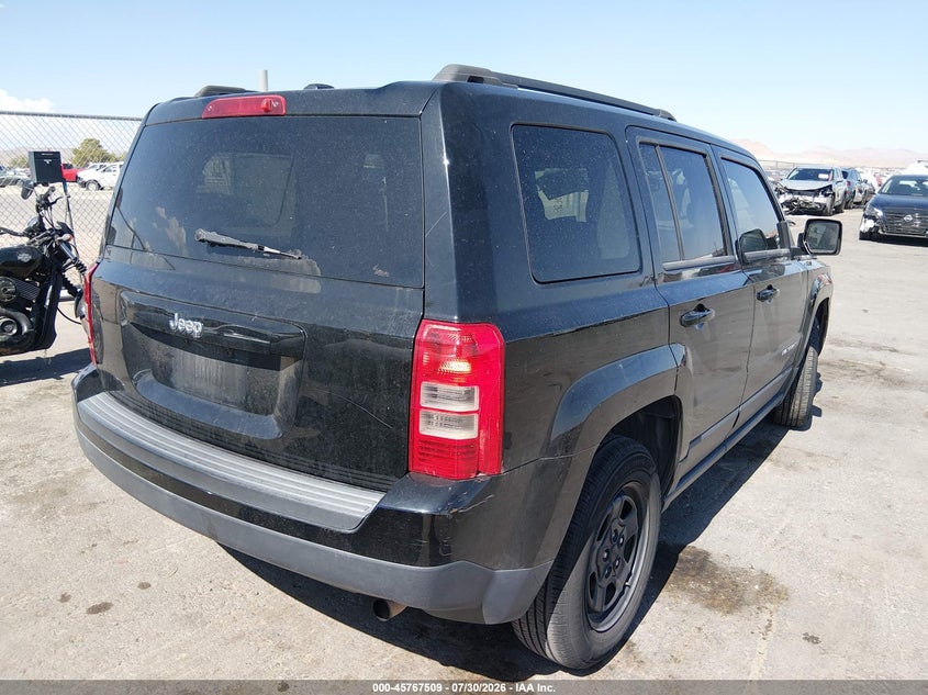 Vin: 1c4njpbb7fd157634, lot: 46266258, jeep patriot sport 20154