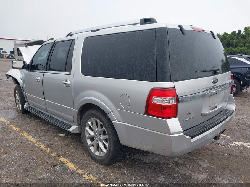 Vin: 1fmjk1kt2hea04637, lot: 46266272, ford expedition el limited 20173
