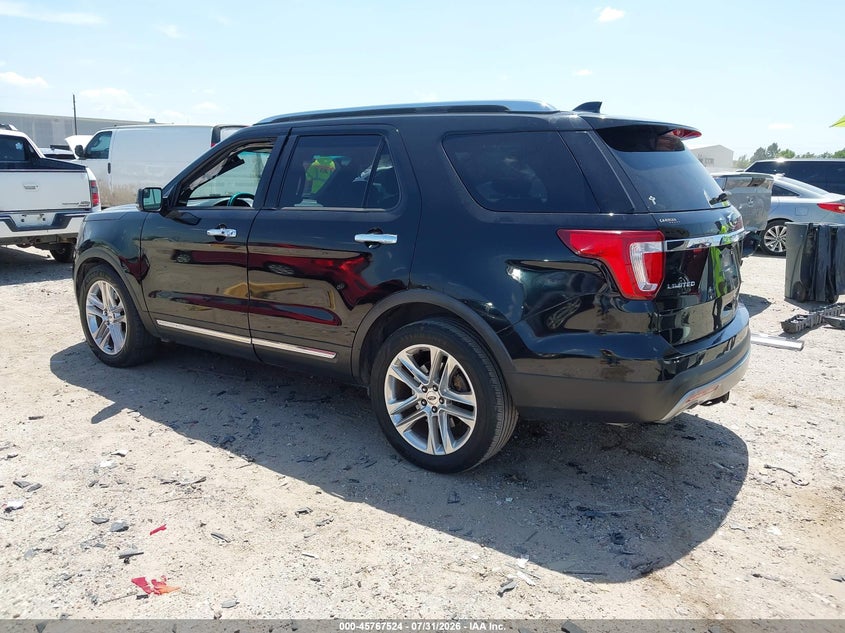 Vin: 1fm5k7f80ggc57274, lot: 46266273, ford explorer limited 20163