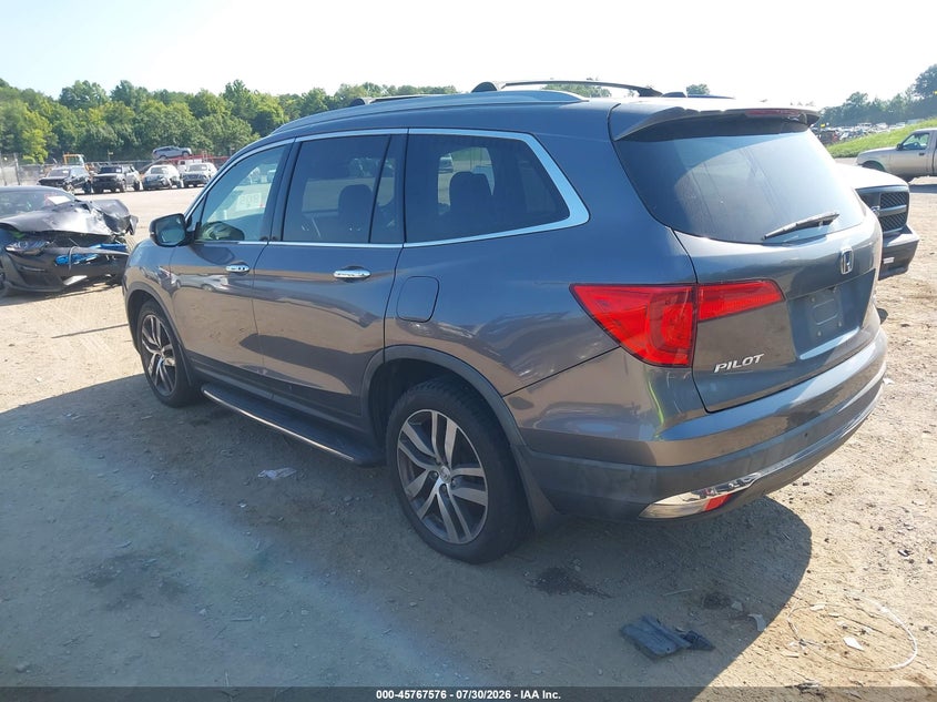 Vin: 5fnyf6h97gb040966, lot: 46266325, honda pilot touring 20163