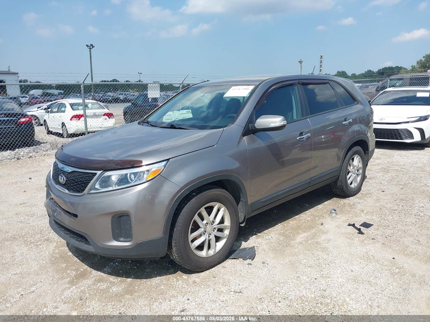 Vin: 5xykt3a61fg603515, lot: 46266335, kia sorento lx 20152