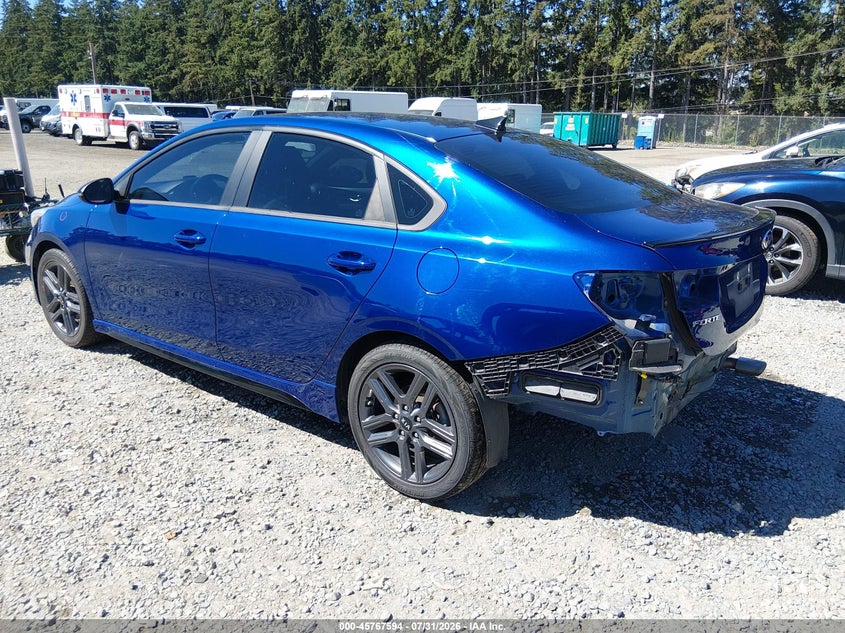Vin: 3kpf34ad8me320707, lot: 46266343, kia forte gt-line 20213