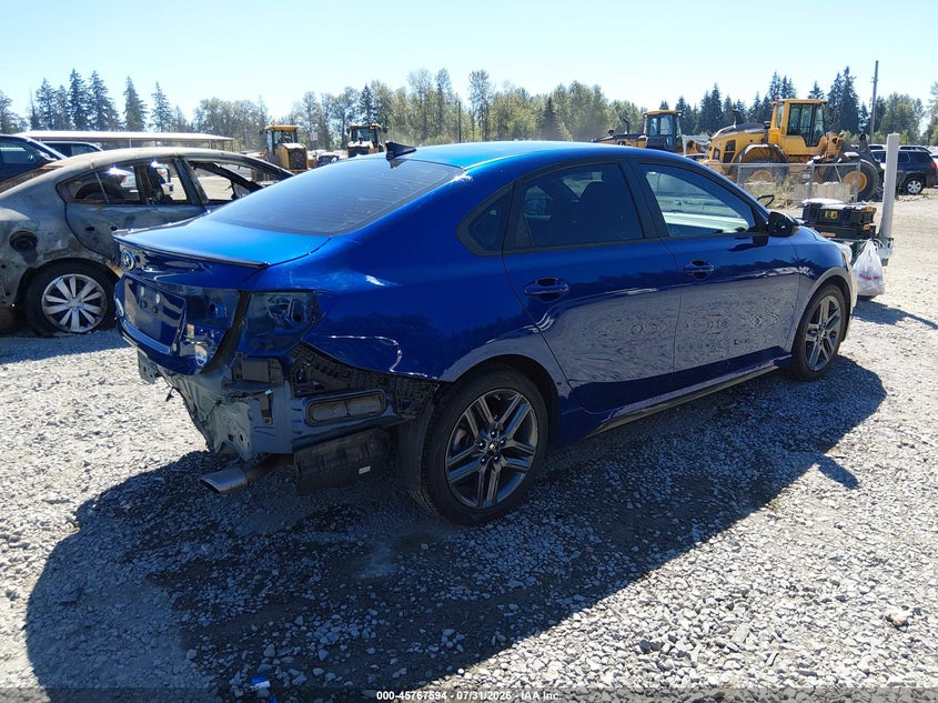 Vin: 3kpf34ad8me320707, lot: 46266343, kia forte gt-line 20214