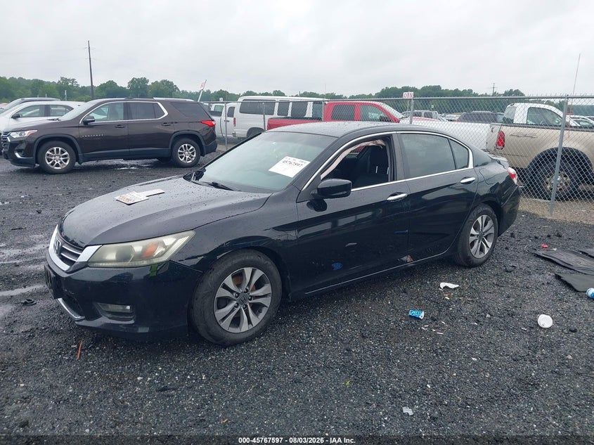 2014 Honda Accord, Left & Right Side, IAAI, VIN 1HGCR2F38EA288272 — photo 2