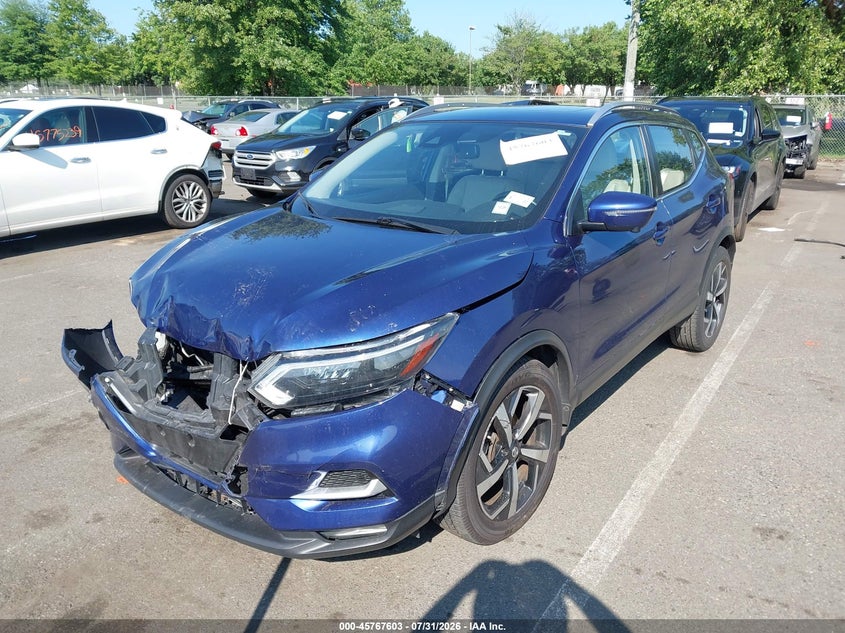 Vin: jn1bj1cw4mw421771, lot: 46266352, nissan rogue sport sl awd xtronic cvt 20212